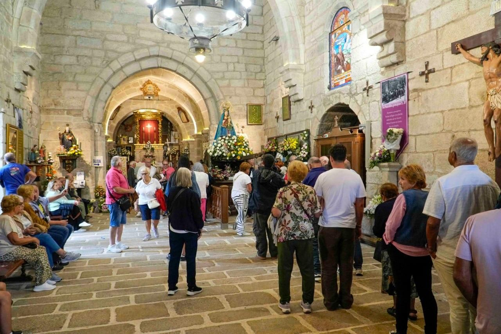 Galería | El carro de bueyes vuelve a llevar a la Virgen de A Franqueira