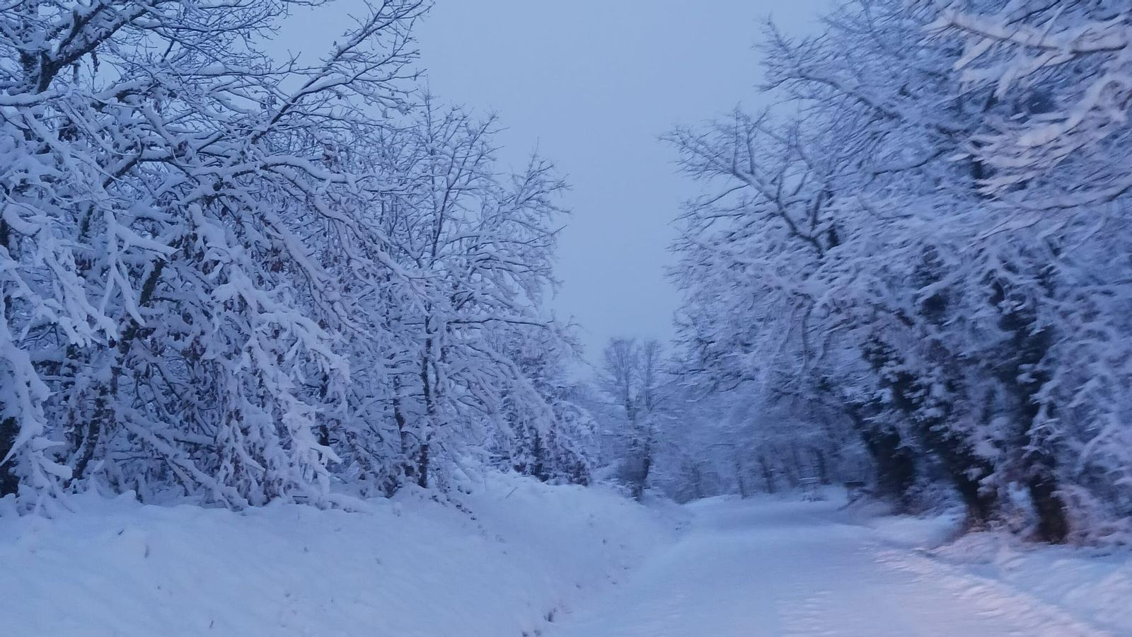 Nevada en San Xoan de Río.