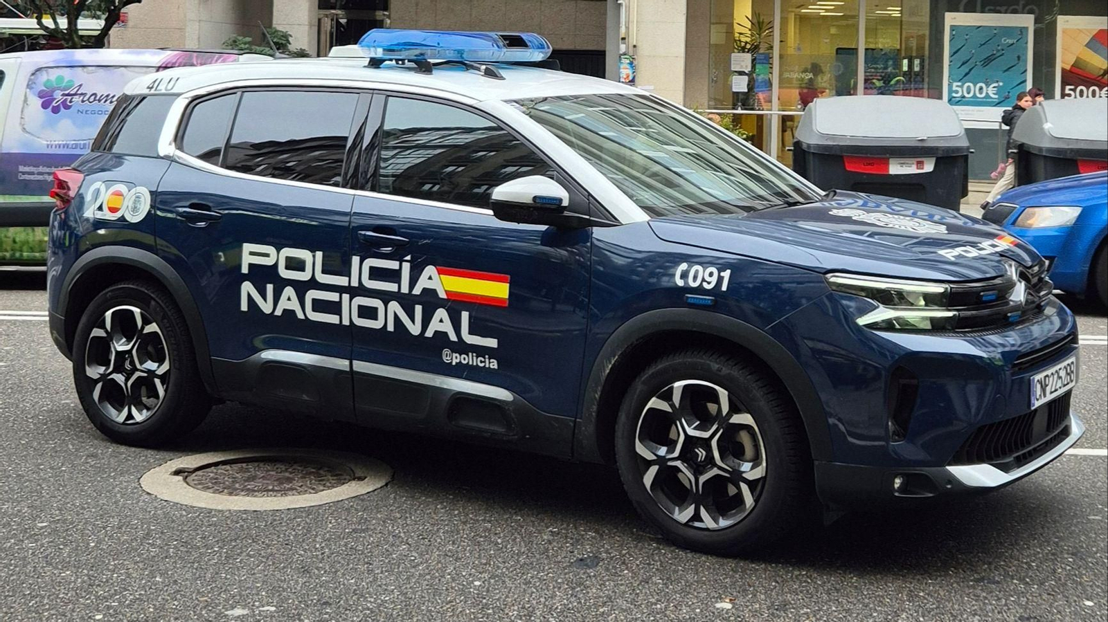 Coche de la Policía Nacional.