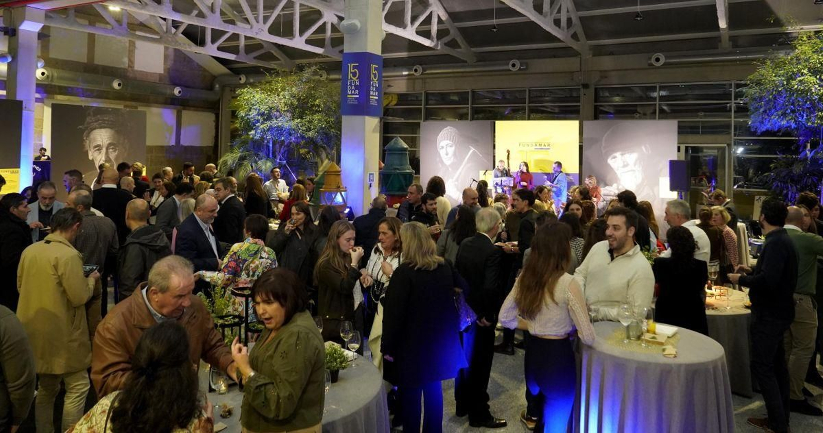 El acto del aniversario de Fundamar ayer en Vigo en el Tinglado del Puerto.
