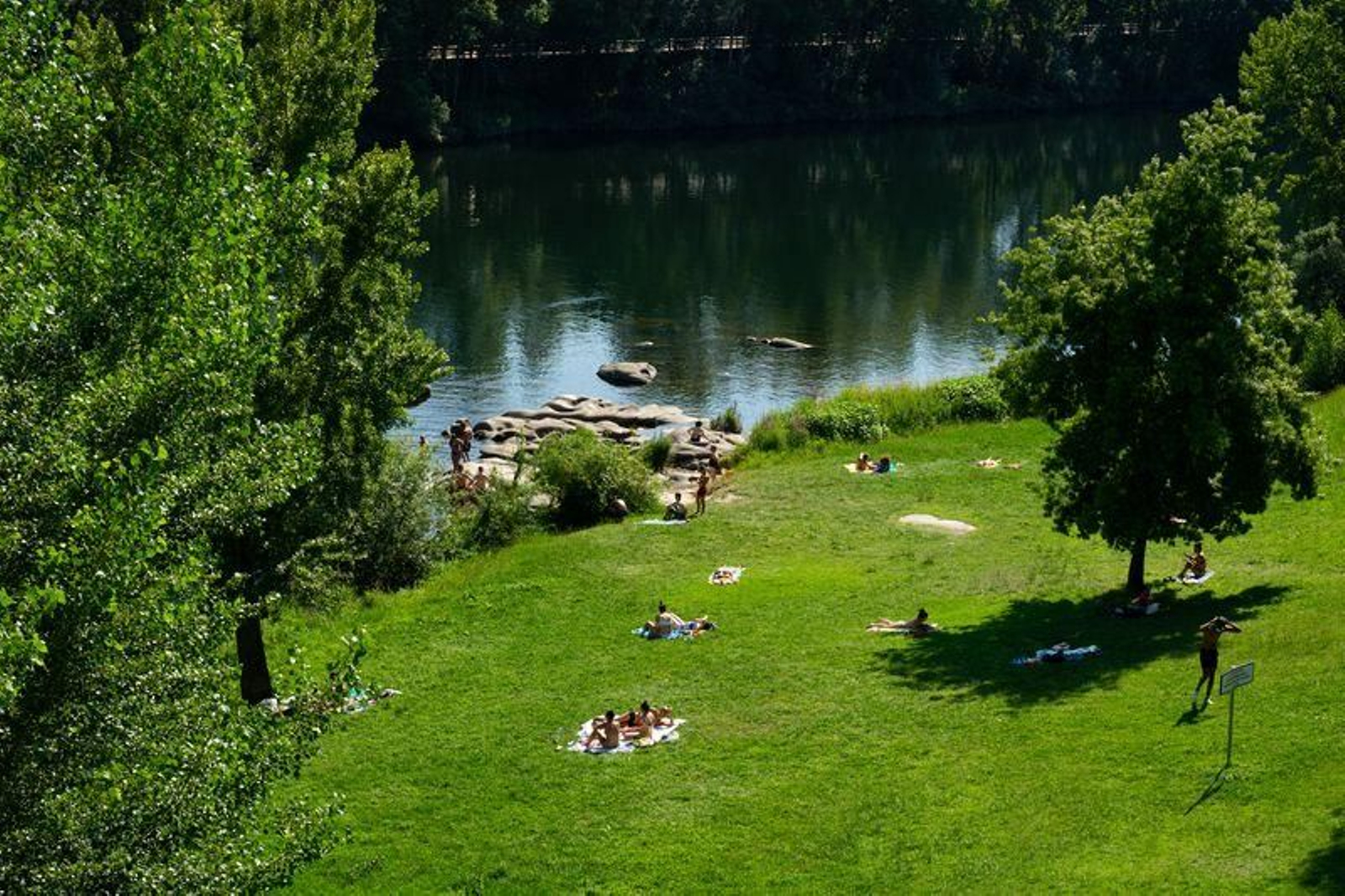 Jornada de calor en la ciudad // FOTO: MIGUEL GARCÍA