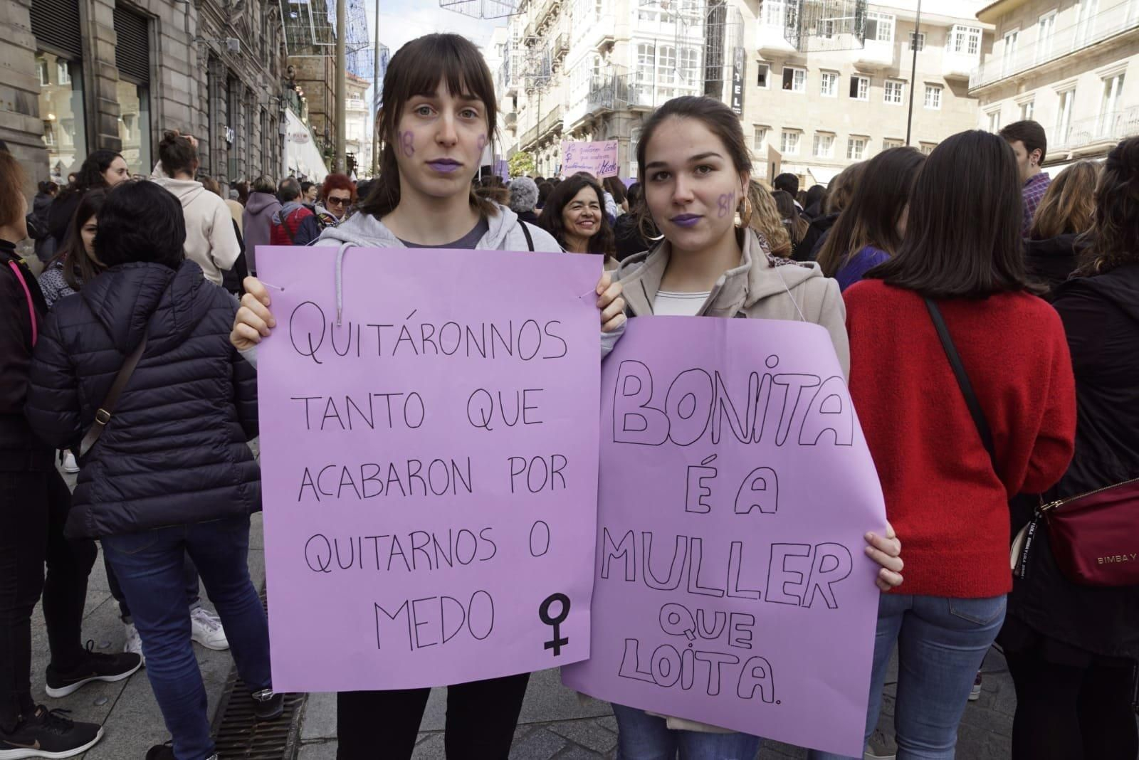 Concentración del 8M en Vigo  // Vicente Alonso