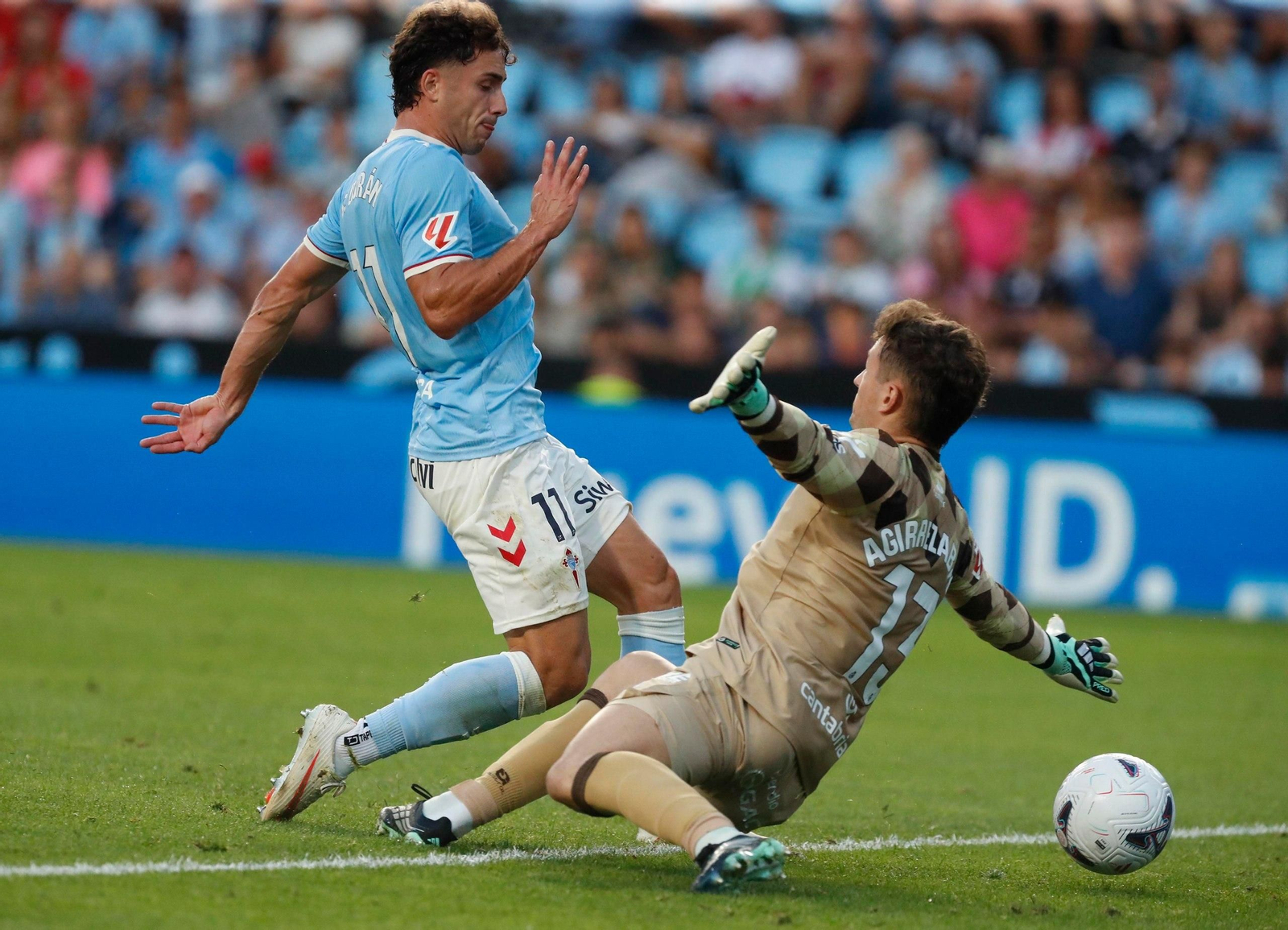 Galería | El partido entre Celta y Racing de Santander, en imágenes