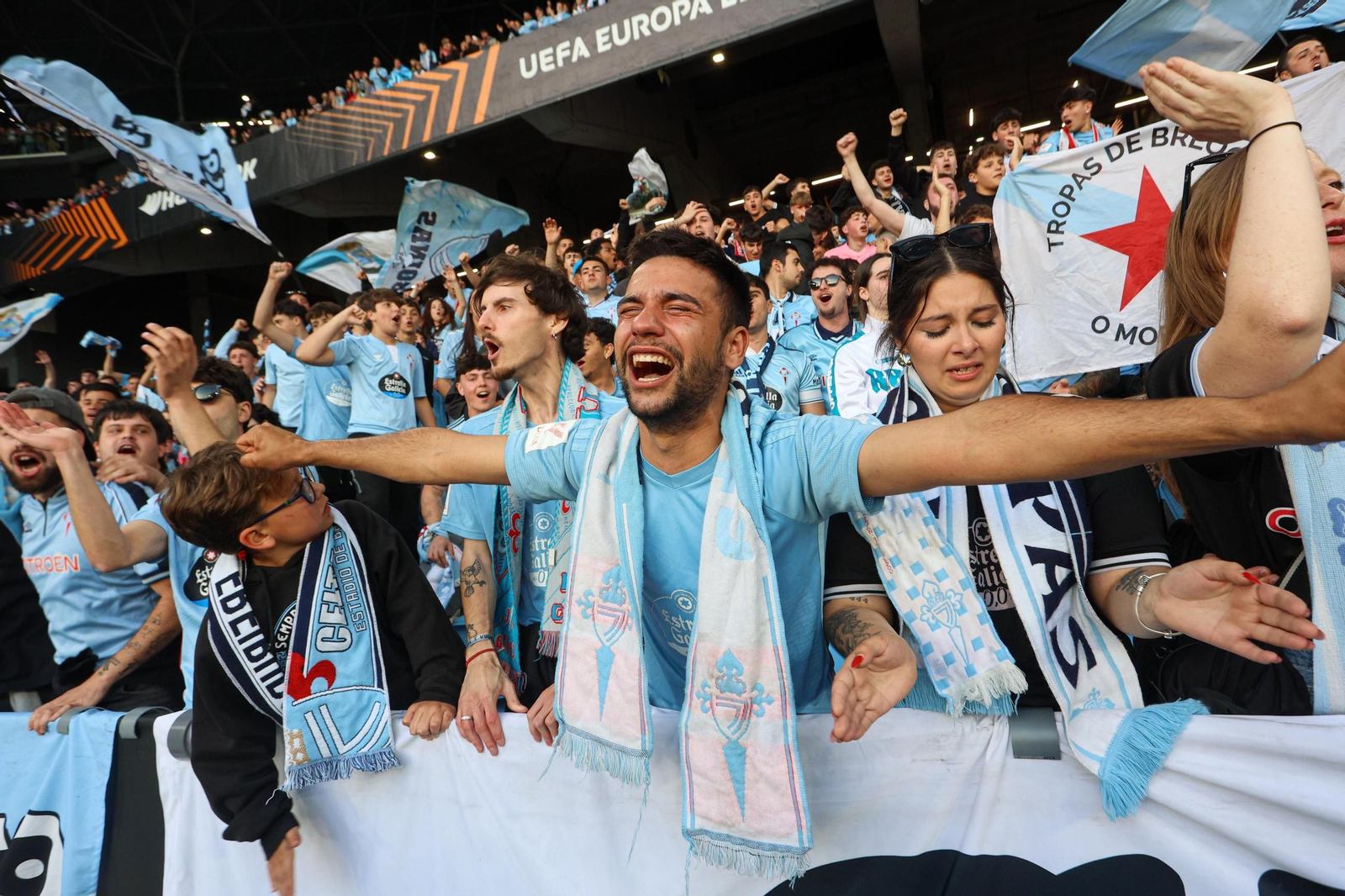 Galería | La goleada del Friburgo puso fin al sueño europeo del Celta