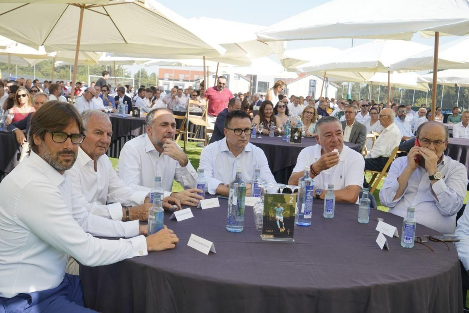 Ricardo Barros, durante el acto del centenario en Mos.