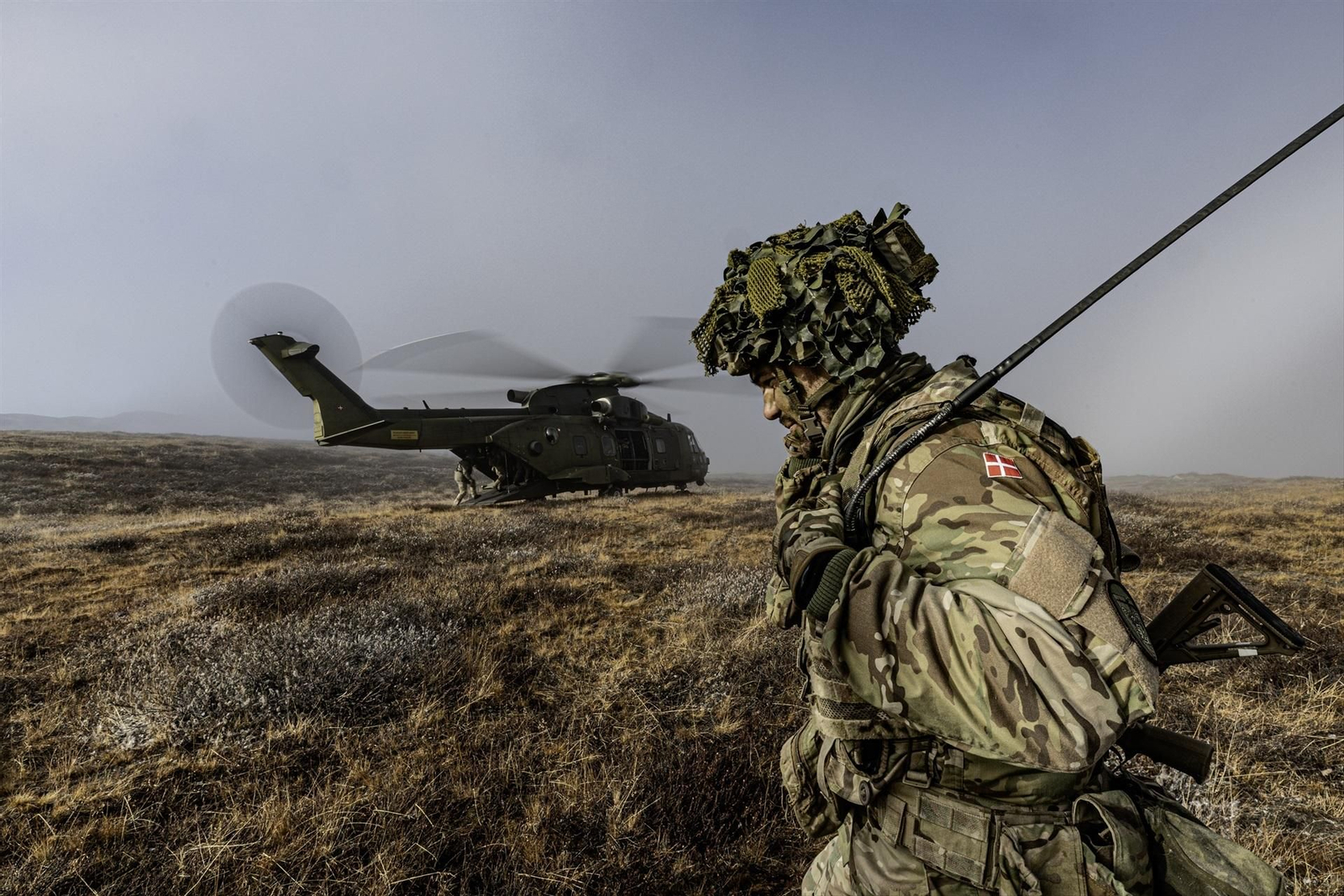 Soldados en Groenlandia