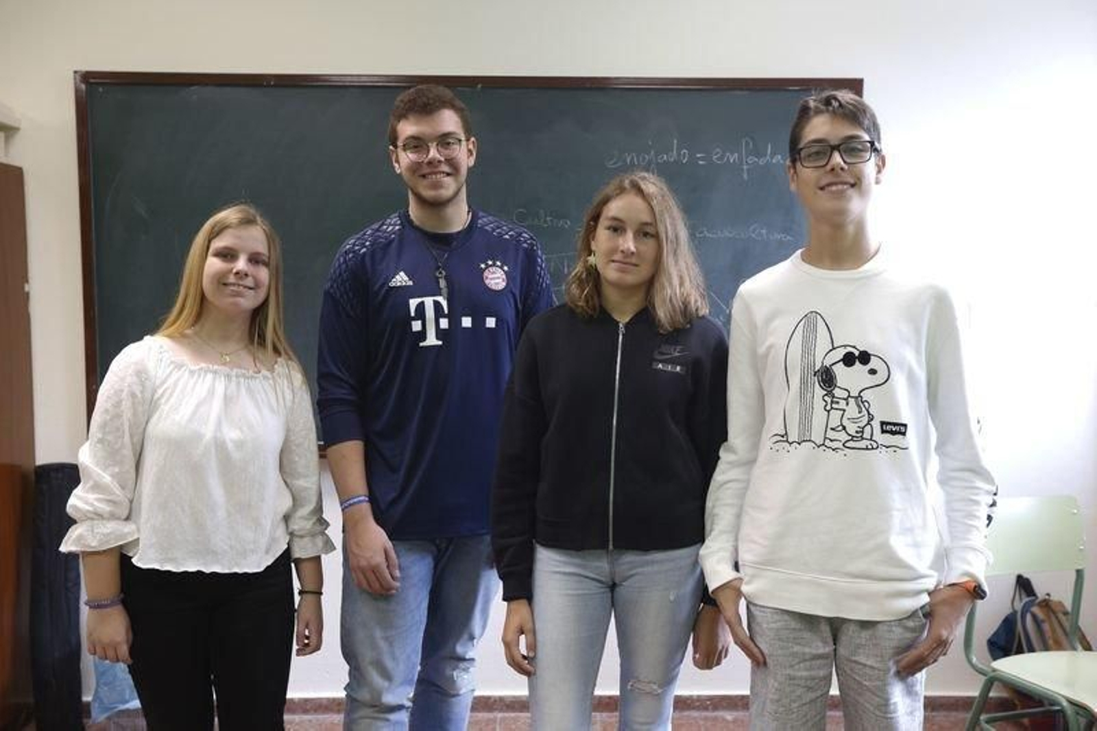 Alumnos de altas capadidades en el IES O Couto. (XESÚS FARIÑAS)