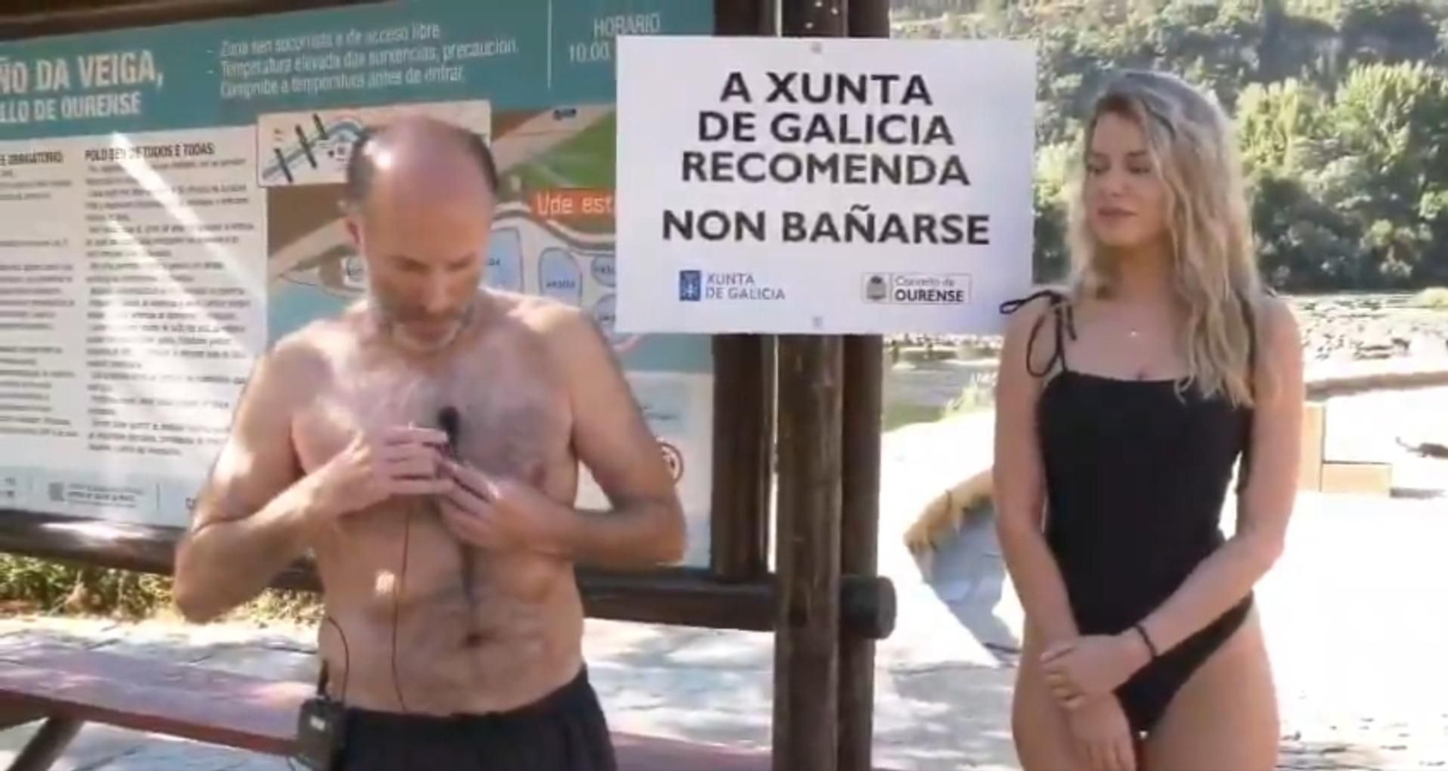 Jácome y Rouco, en uno de los vídeos a los que se refiere el alcalde de Ourense