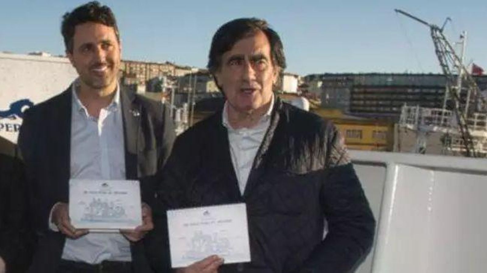 José Enrique Pereira, presidente del grupo, y su sobrino Ruy Andrade.