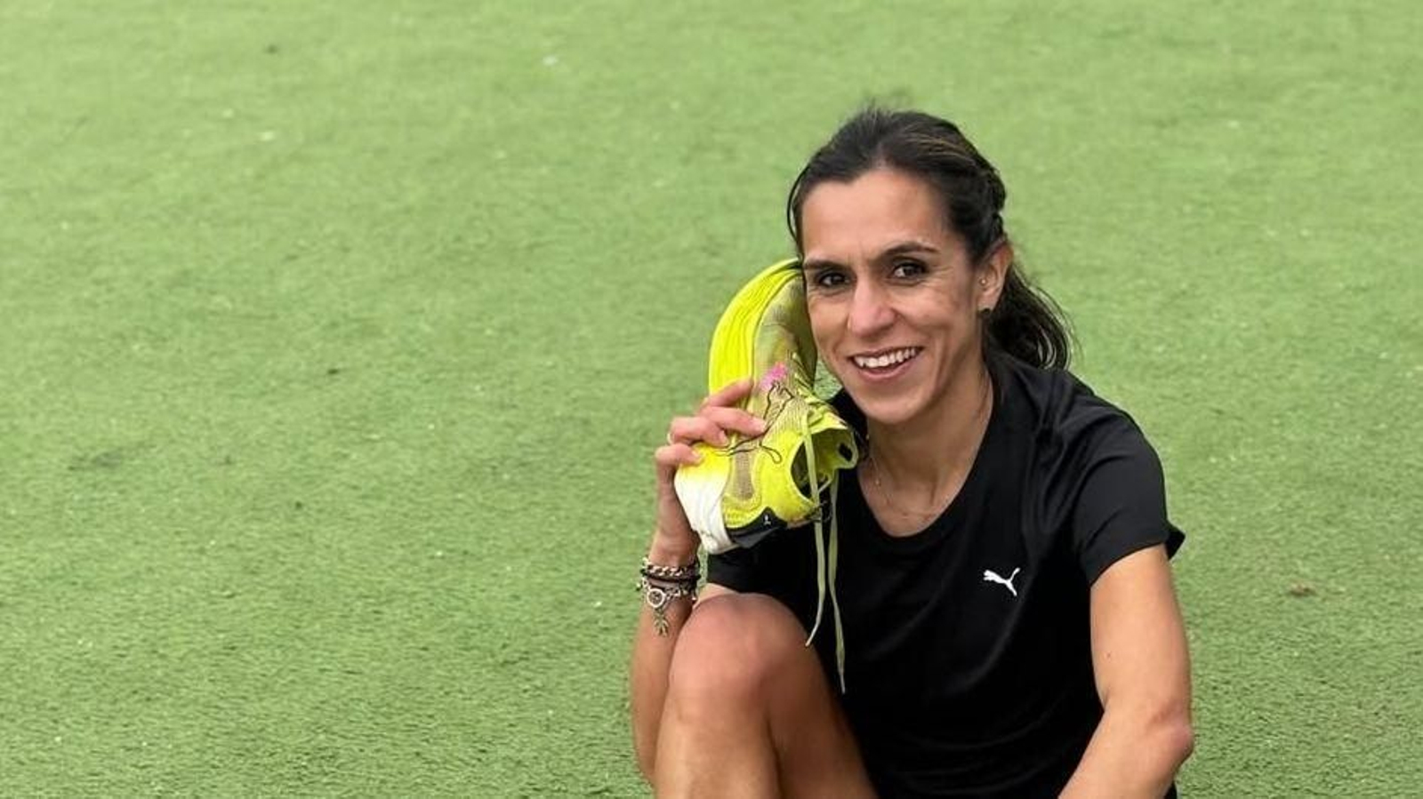 Ester Navarrete busca una buena marca en Berlín.