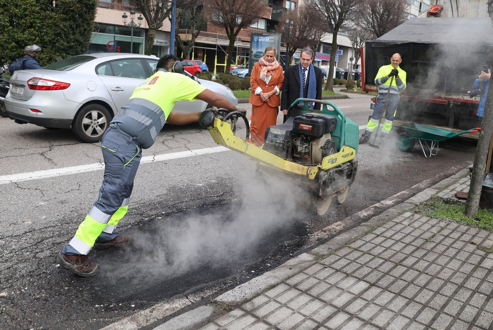 El Concello activa el plan de choque contra los baches