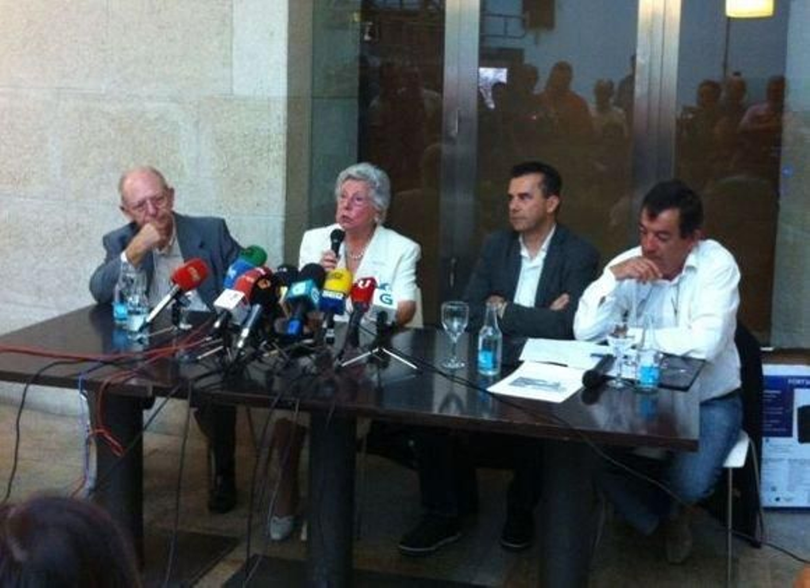 Telmo Comesaña, Margarita Caballero, Guillermo Presa y Manuel Reinoso.