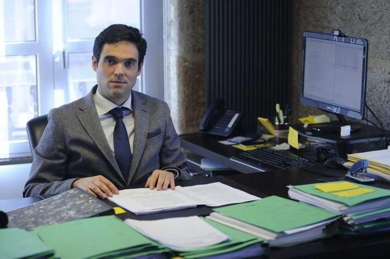 Pablo Rúa Sobrino, en su despacho de Carballiño.
