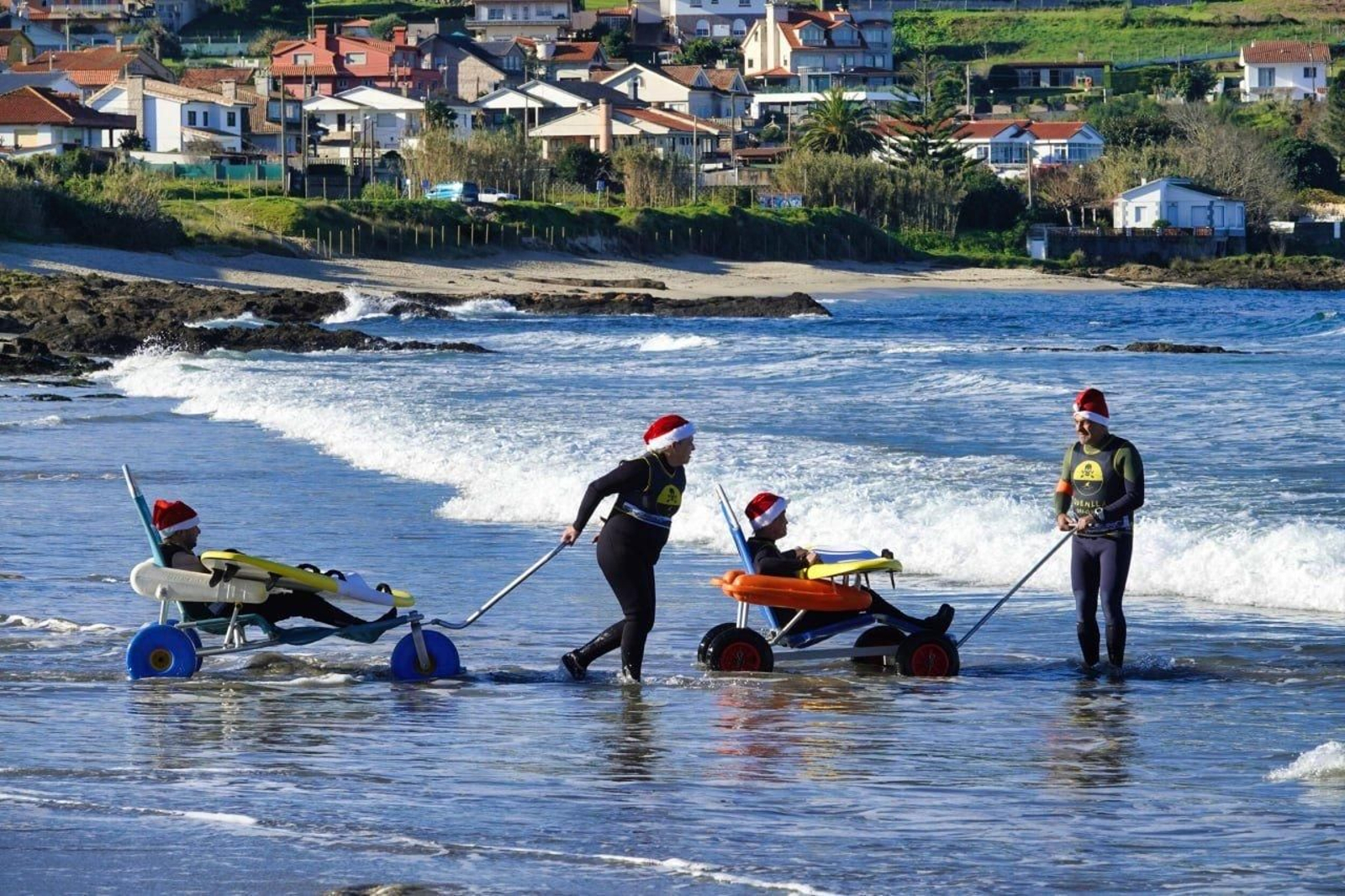Papanoelada surfera en Patos.