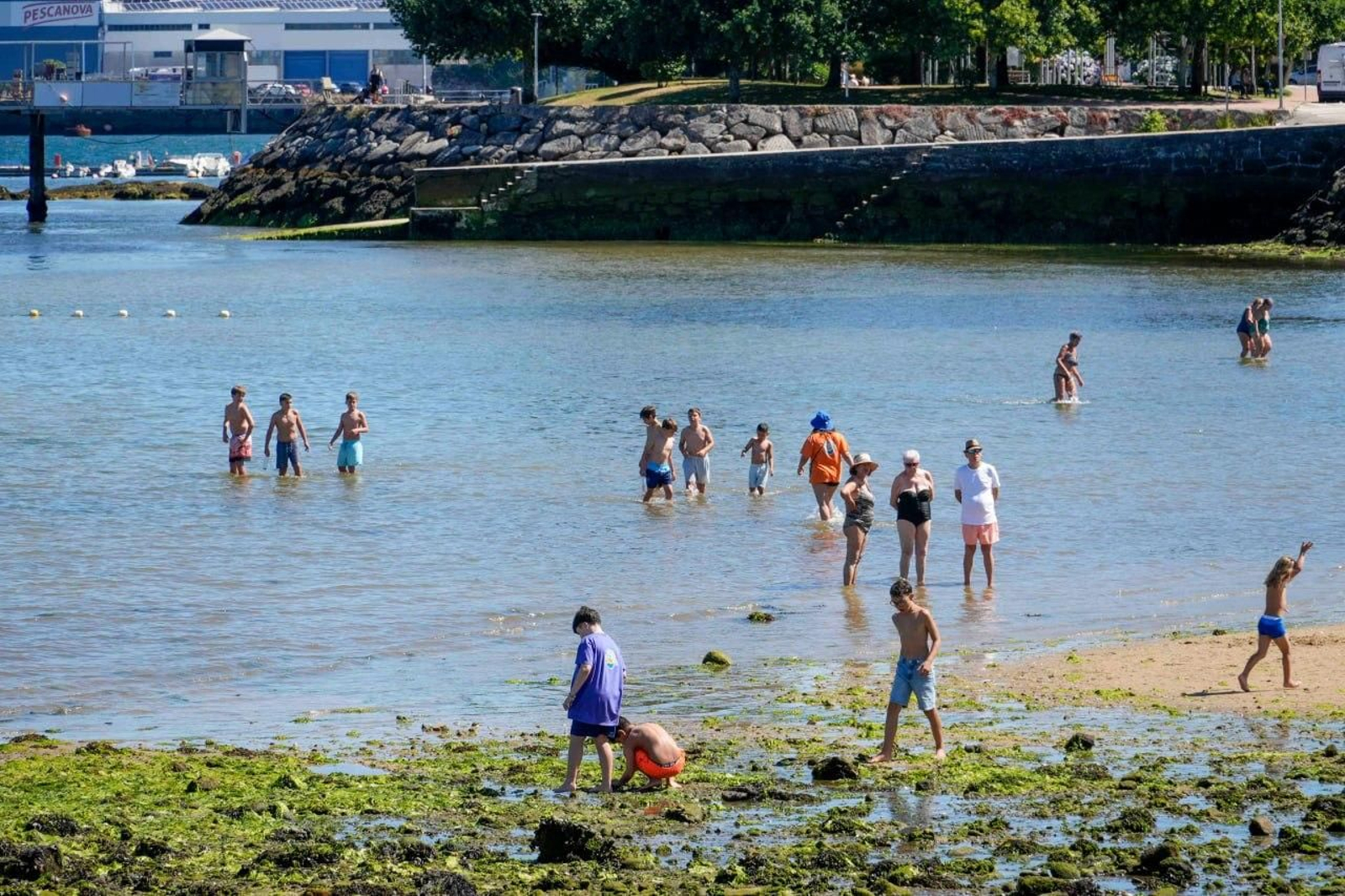 Playa de Arealonga, este miércoles.