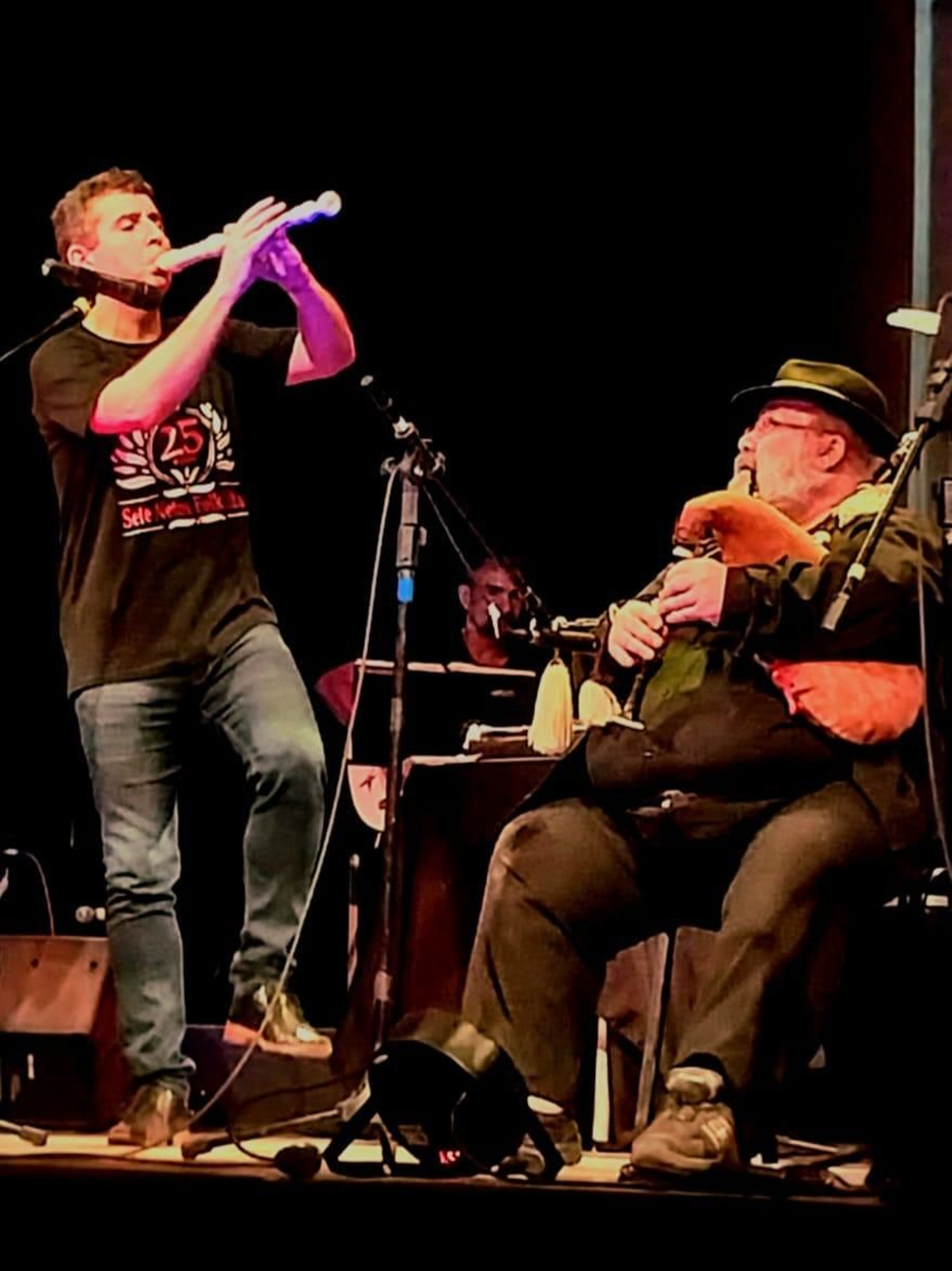 Daniel Pazos con Alberto López