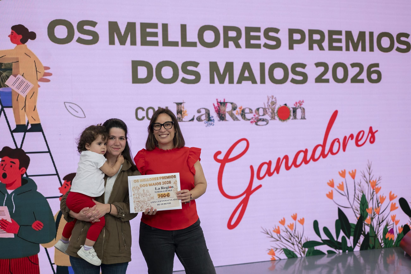 Galería | Os mellores premios aos Maios e coplas 2026 do concurso de La Región recollen sus premios