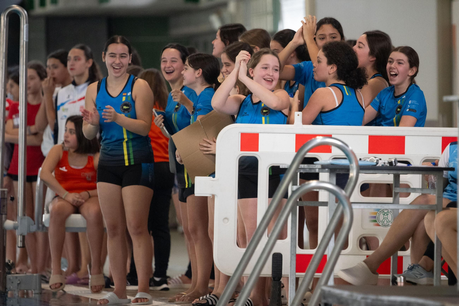 Galería |  La natación artística celebra su Campeonato Gallego de Invierno en Os Remedios