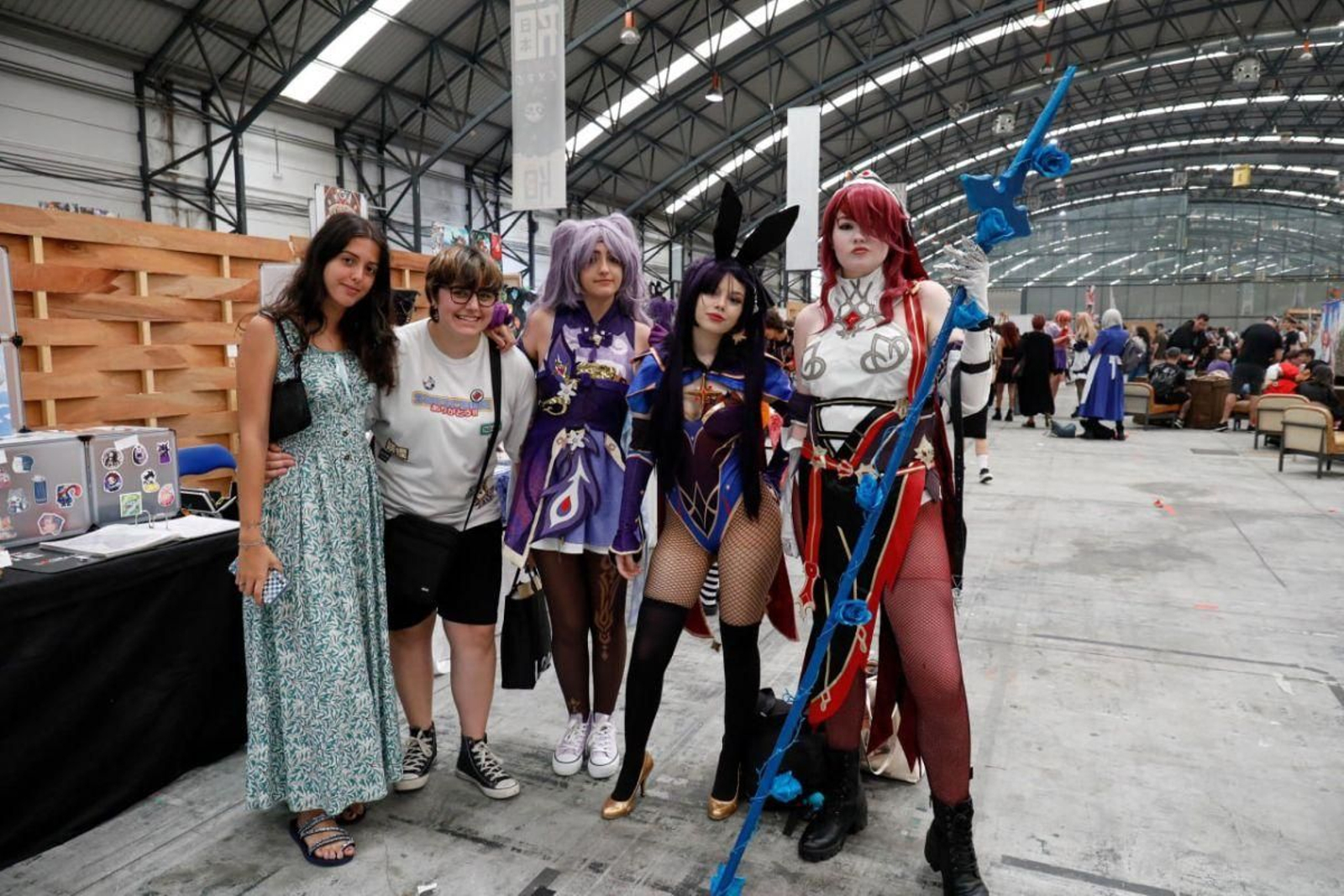 Cosplayers, en el Ifevi, en la primera jornada del Kokoro Japan Expo.