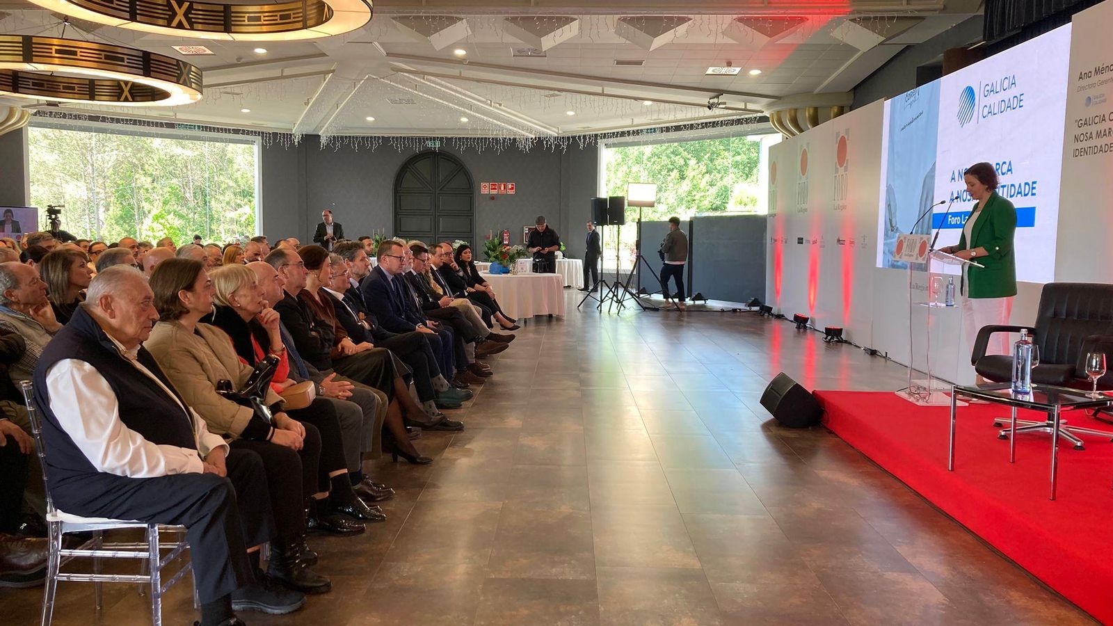 Ana Méndez, en el Foro La Región.