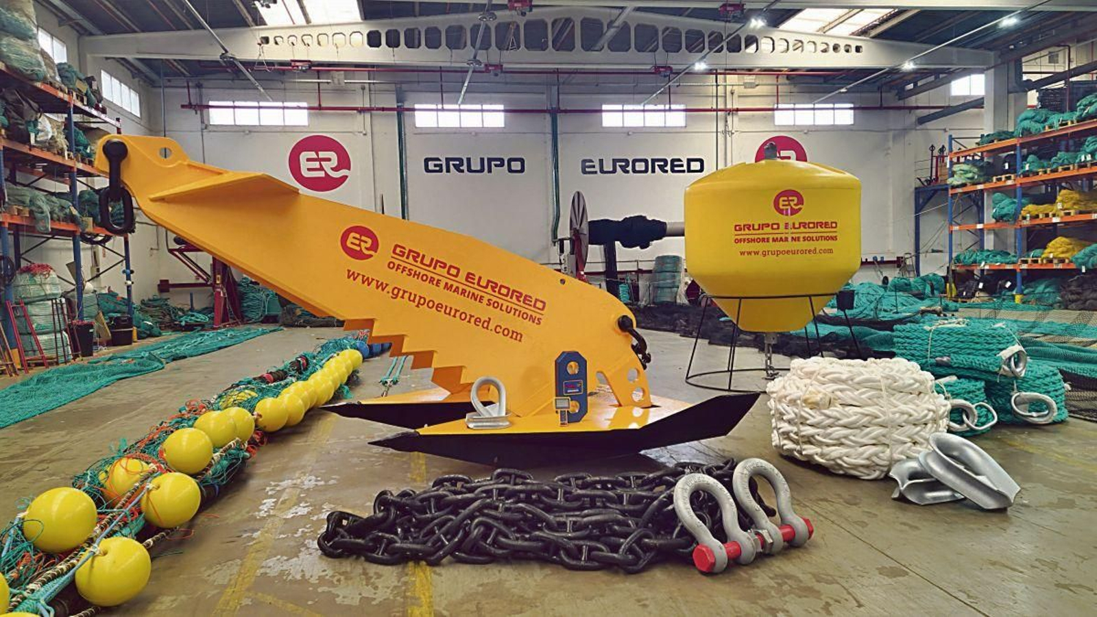 La empresa se dedica a la fabricación de aparejos de pesca y acuicultura.