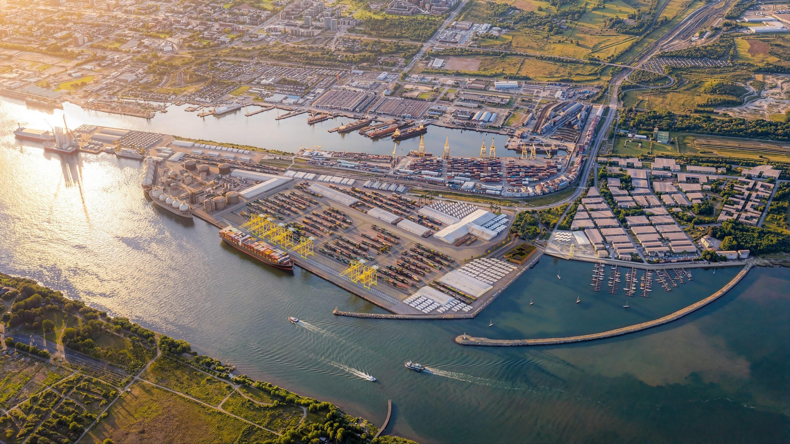Puerto de Klaipeda, en Lituania