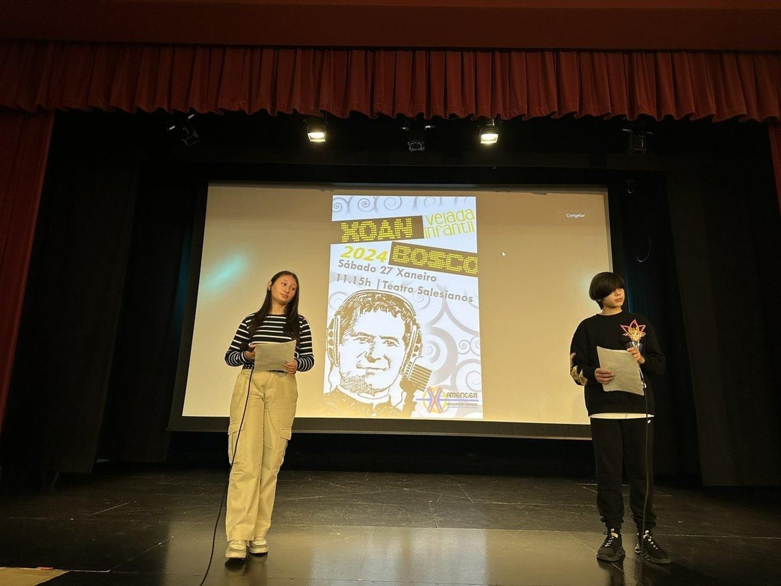 Festa de Don Bosco en Amencer.