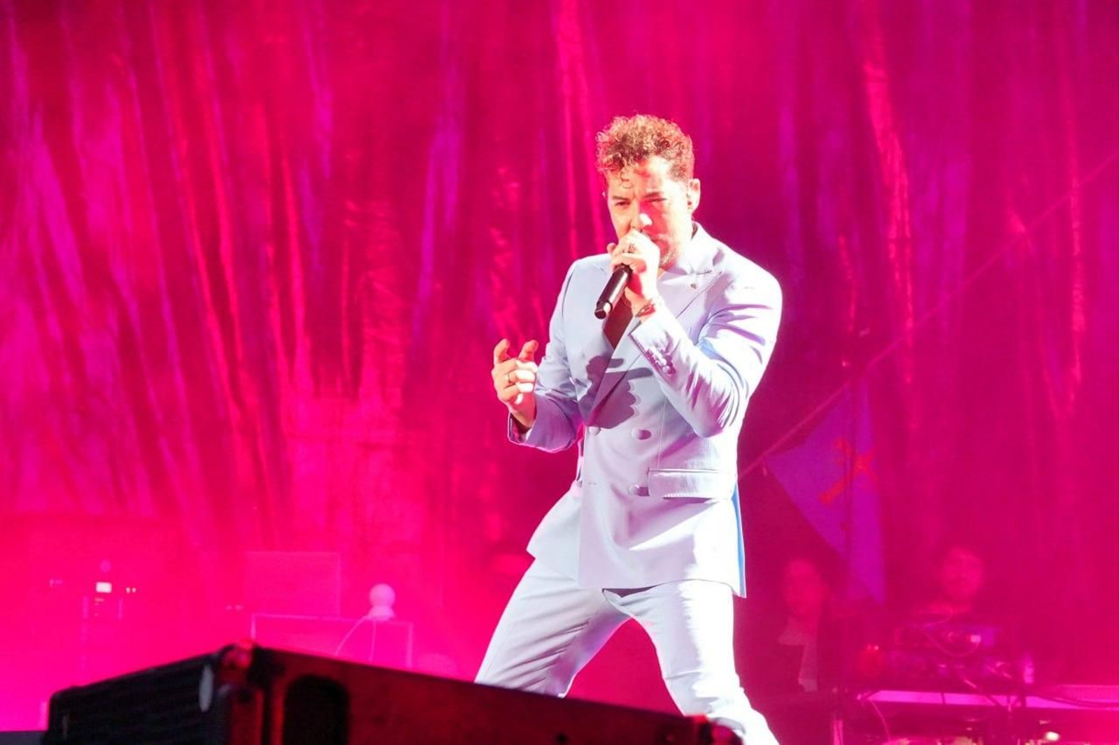 David Bisbal en el concierto de Castrelos. // Vicente Alonso