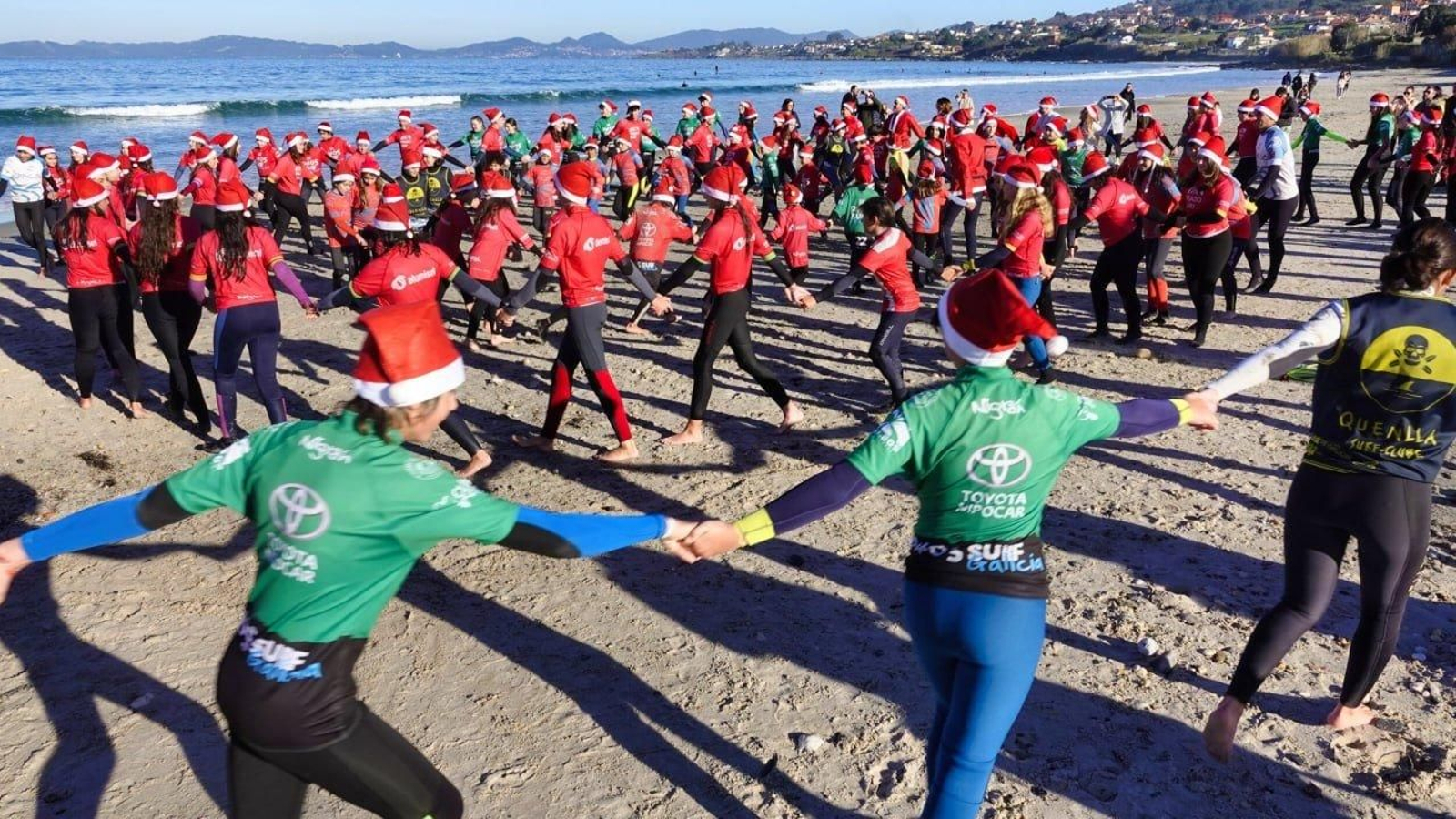 Papanoelada surfera en Patos.