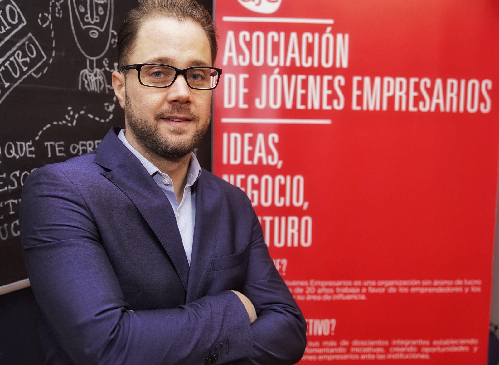 El nuevo presidente de AJE Vigo, Iván Suárez.