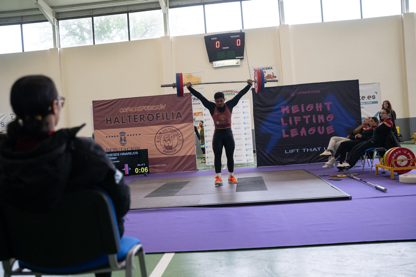 Galería | La halterofilia ourensana disputa la segunda jornada de la liga provincial