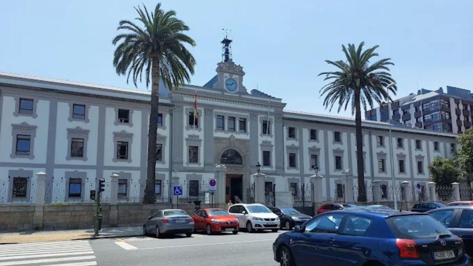Vista general de la Audiencia Provincial de A Coruña, donde se resolvió la apelación sobre el accidente de Angrois.