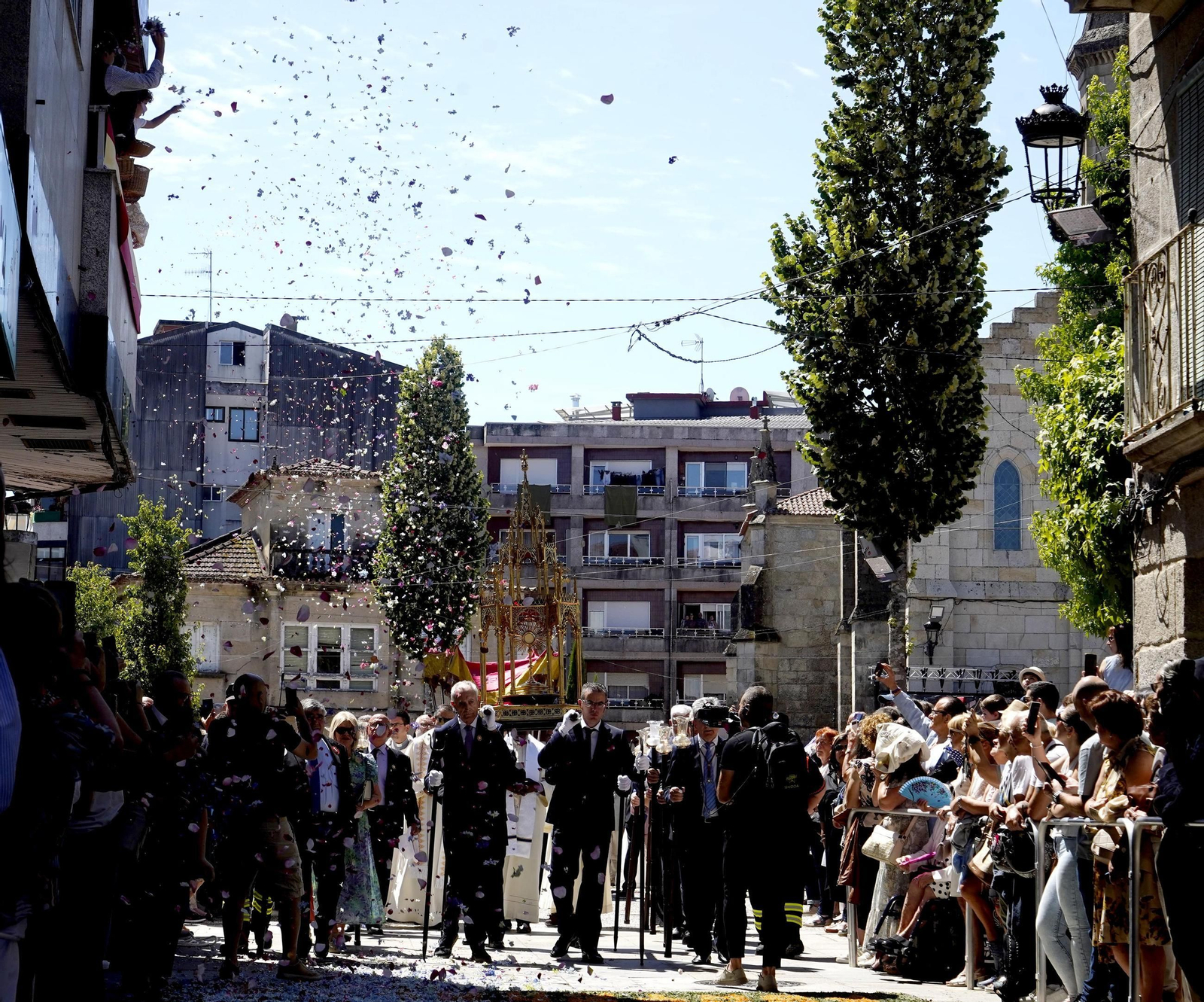 Celebración del Corpus en Ponteareas.