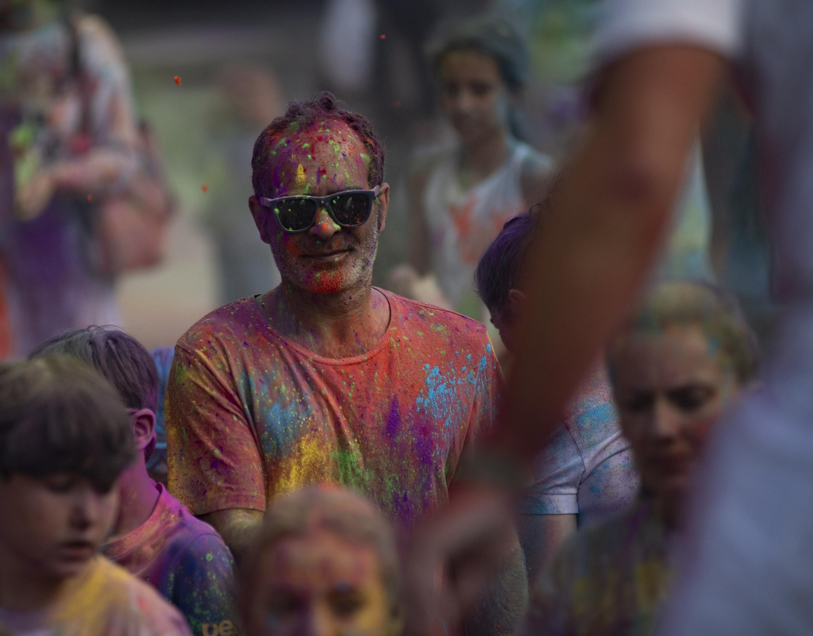 Galería | La fiesta de colores en Xinzo en imágenes