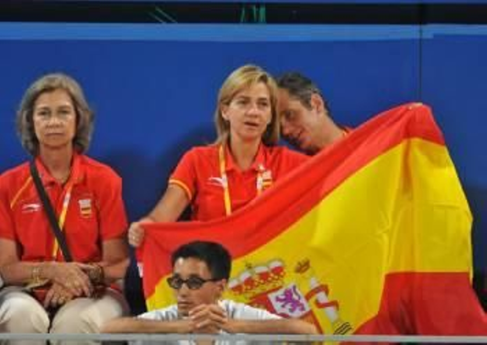 Iñaki Urdangarín y su esposa, la infanta Cristina, durante los Juegos de Pekín en 2008.