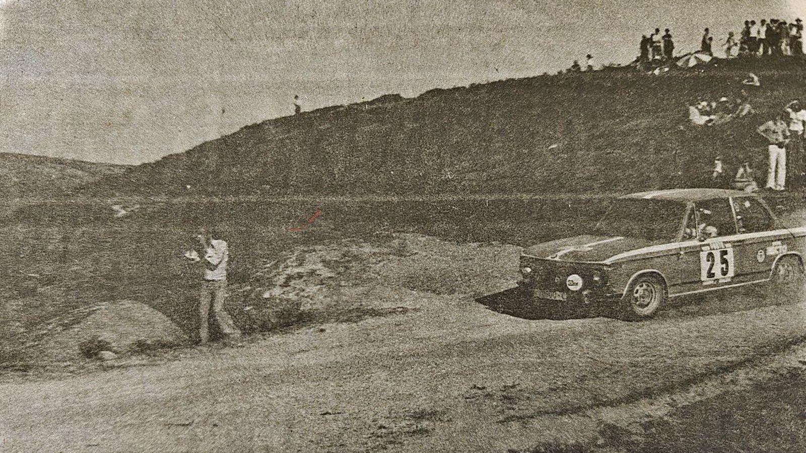 Beny Fernández a los mandos de su BMW.
