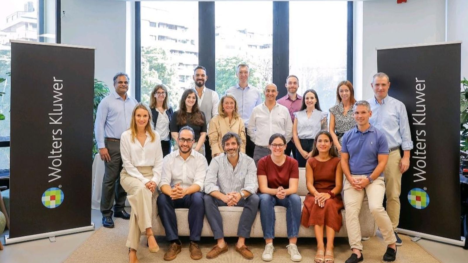 Equipo de Marosa con y la tecnológica holandesa Wolters Kluwer.