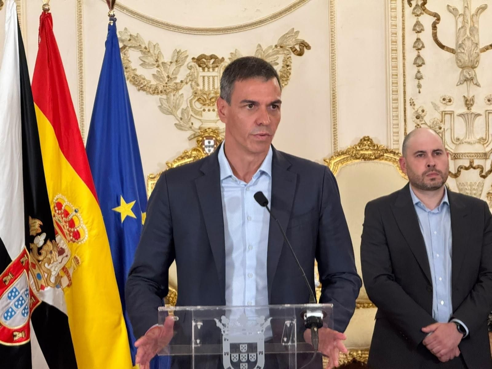 El presidente del Gobierno, Pedro Sánchez, en Ceuta.