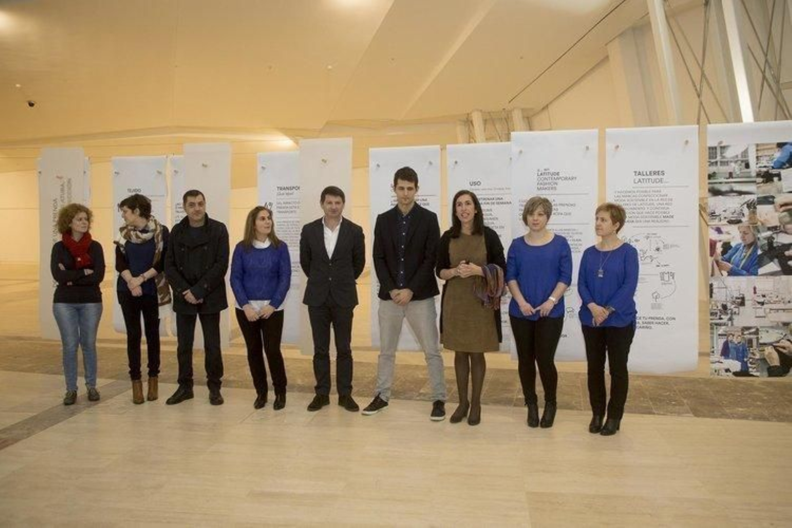 Un momento de la presentación del proyecto "Latitude" en la Cidade da Cultura de Santiago