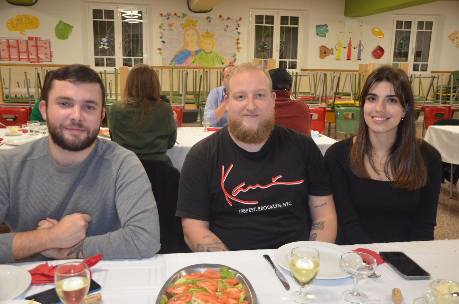 Borja, Ángel e Laura.