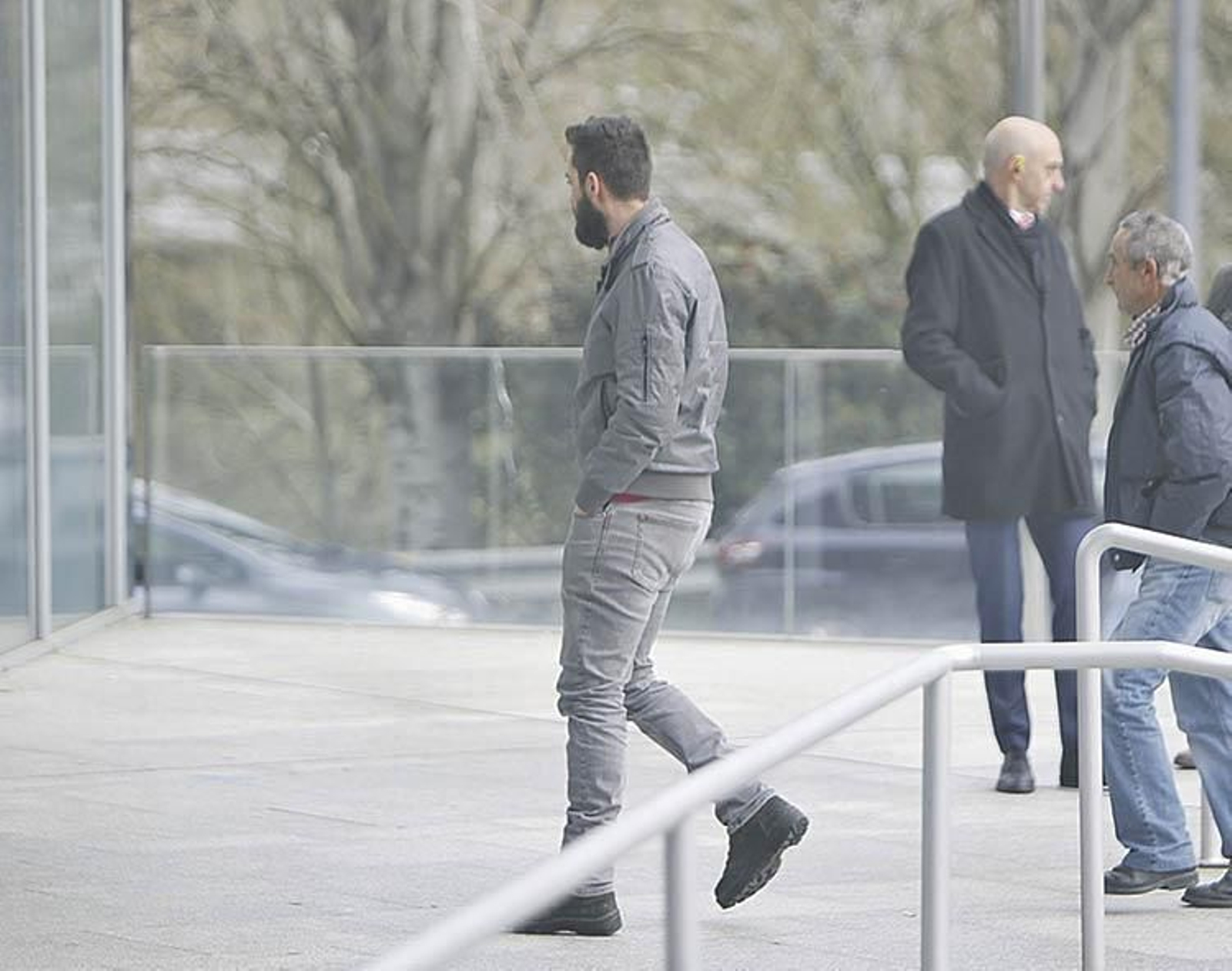 El principal sospechoso, Jesús R. O., ayer en los Juzgados de Ourense.