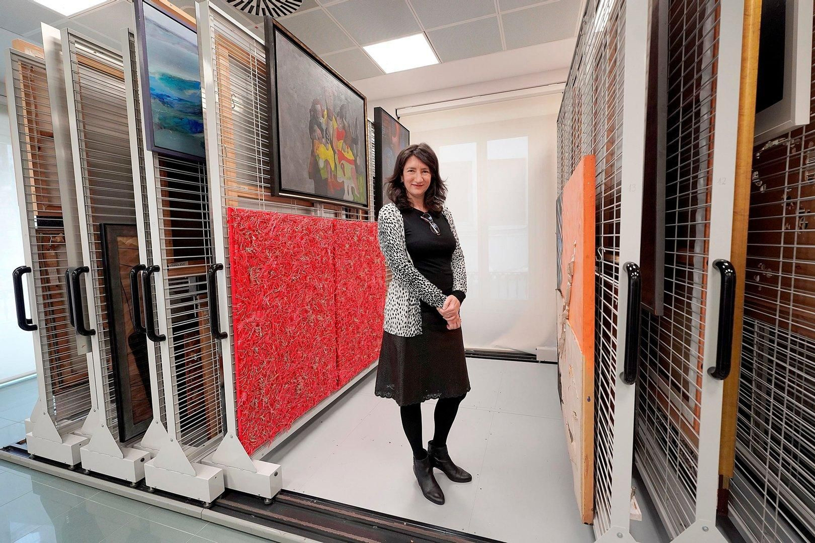 Paloma Vela, xestora de la colección de arte de Afundación.