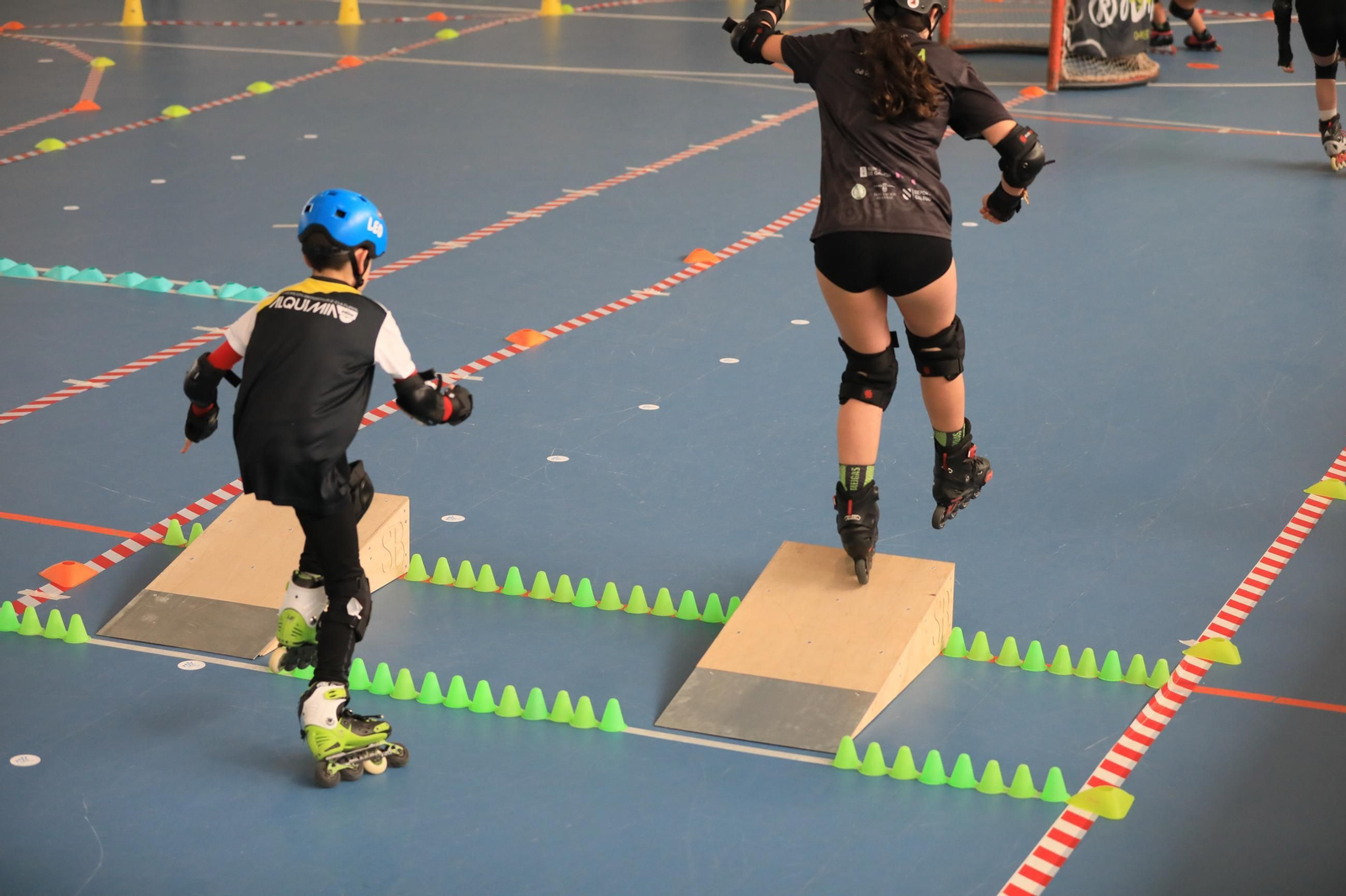 Galería | A Carballleira disfruta de una gran jornada la Liga Gallega Freestyle de patina, en imágenes