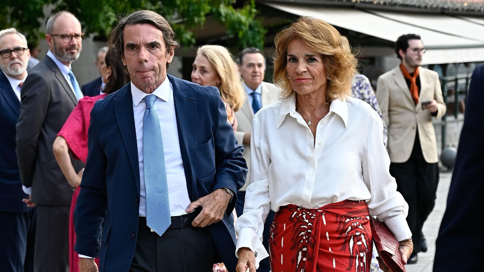 José María Aznar y Ana Botella en el Teatro Real a 19 de Septiembre de 2025 en Madrid (España)
