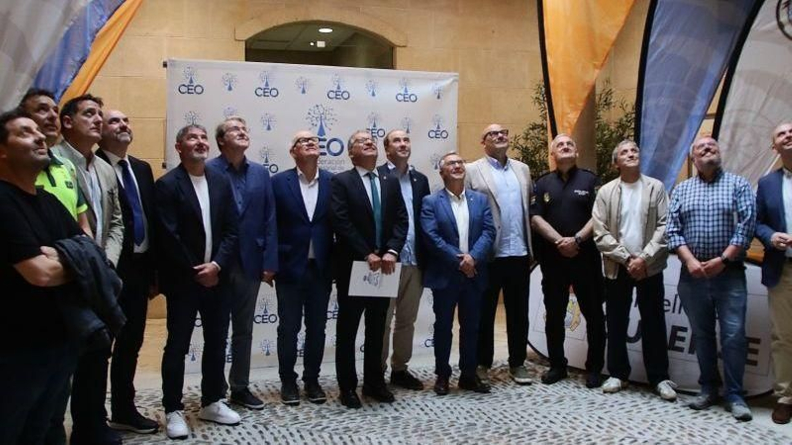 Participantes en la presentación de la edición 59 del Rally de Ourense.