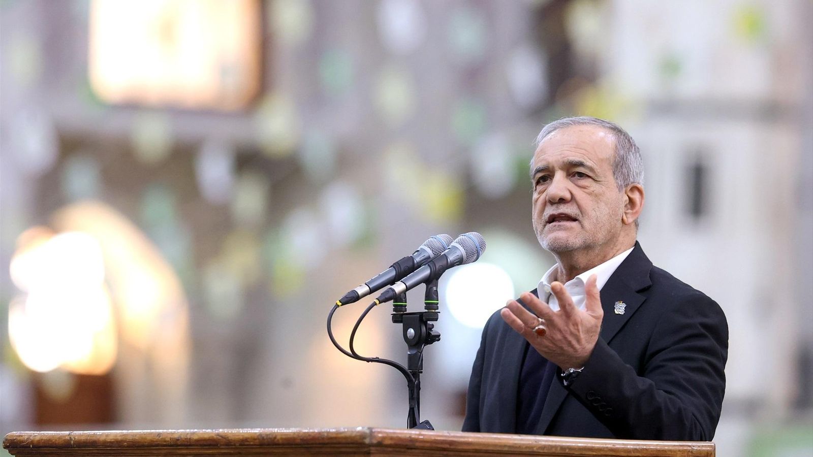 El presidente de Irán, Masud Pezeshkian