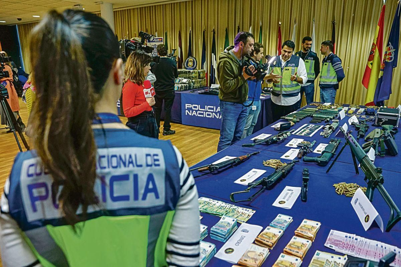 Material intervenido en la operación Espeto.