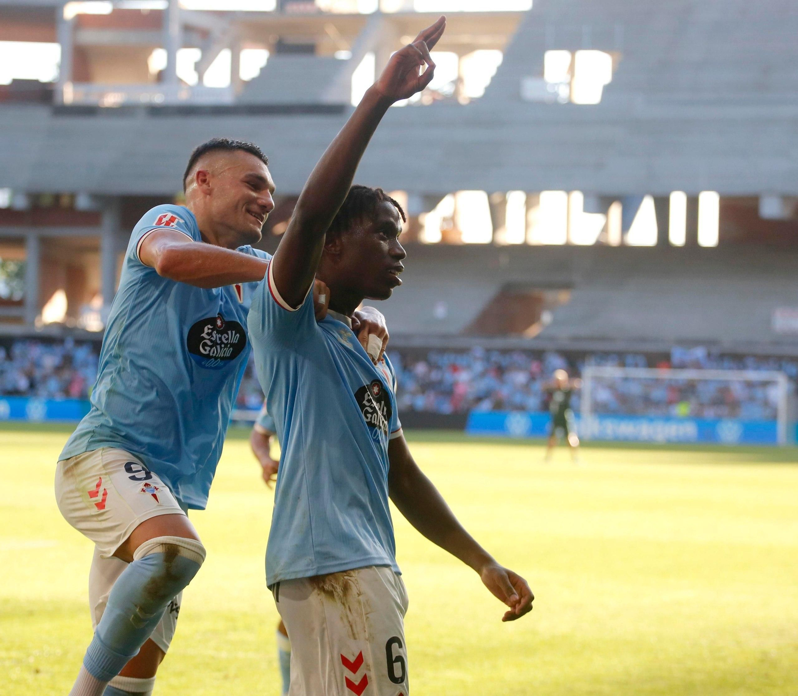 Galería | El partido entre Celta y Racing de Santander, en imágenes