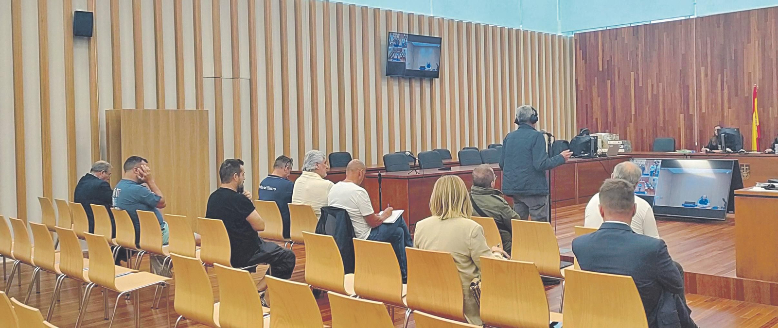 Jucio ayer en Vigo contra los 11 acusados de la fabricación y transporte de narcolanchas en Vigo.