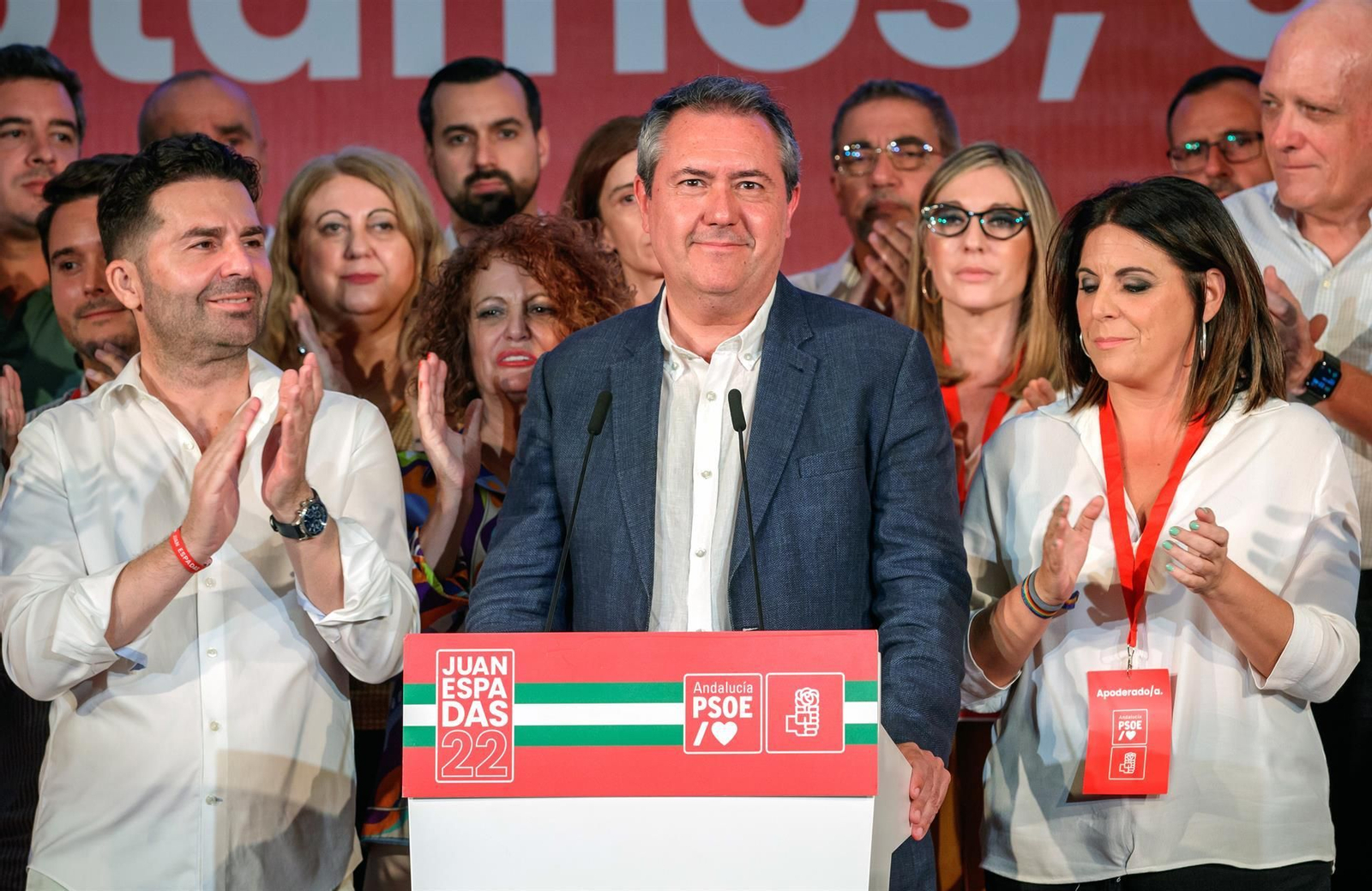 El candidato del PSOE a la presidencia de la Junta de Andalucía, Juan Espadas